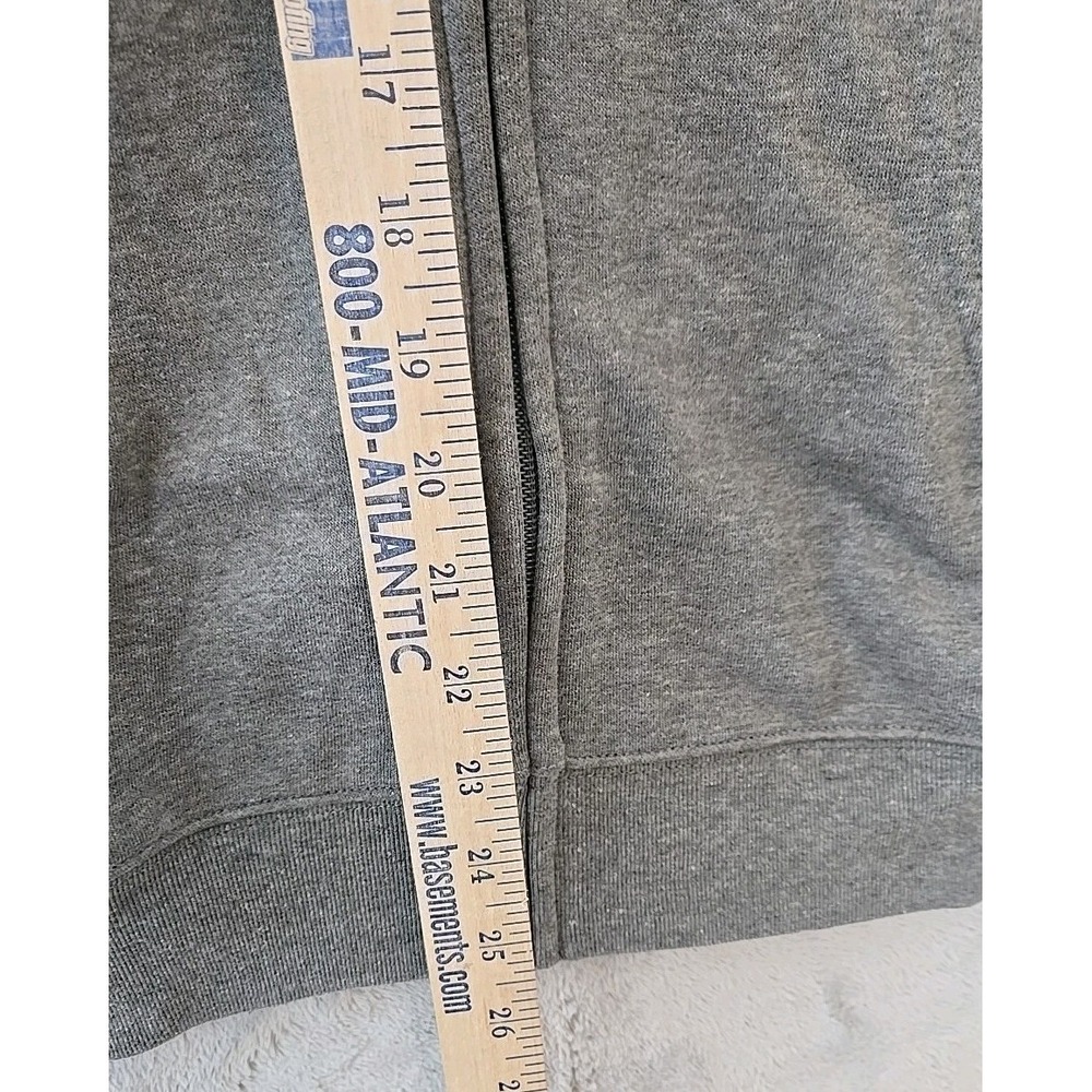 Virginia Tech Hokies 2XL Men's Heathered Grey Full Zip Hoodie NWT *NEW* - Picture 8 of 11